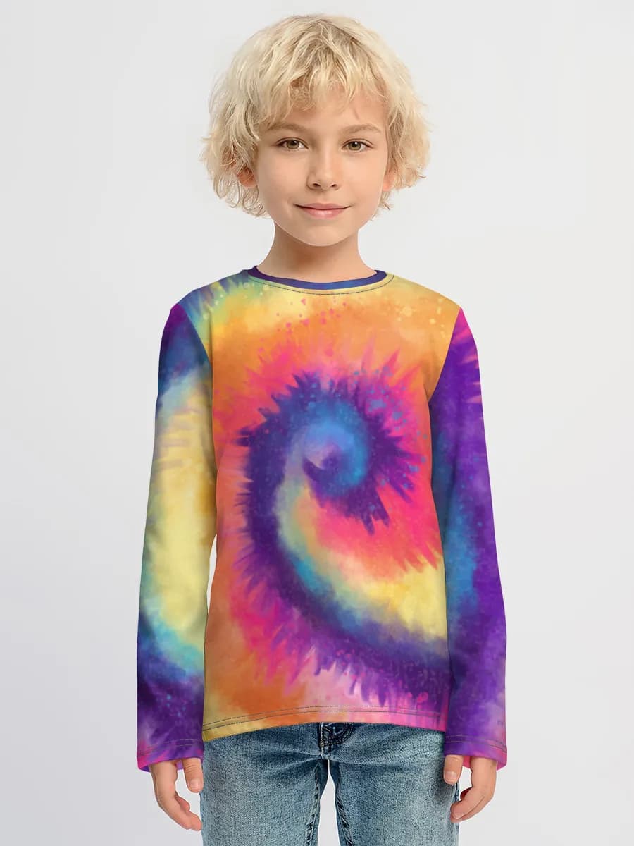 Children's cotton long sleeve shirt
