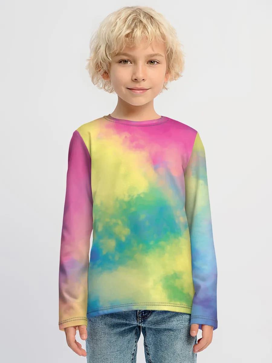 Children's cotton long sleeve shirt