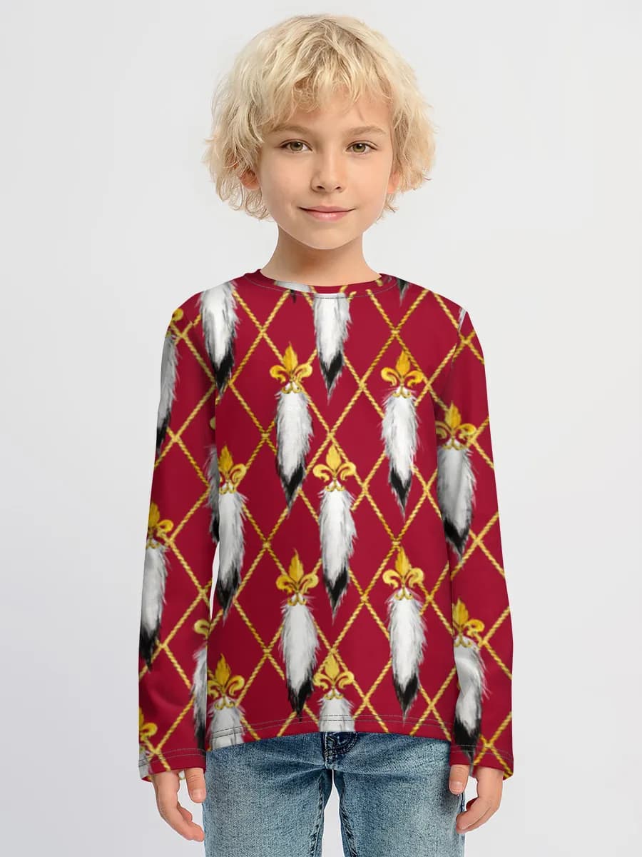 Children's cotton long sleeve shirt
