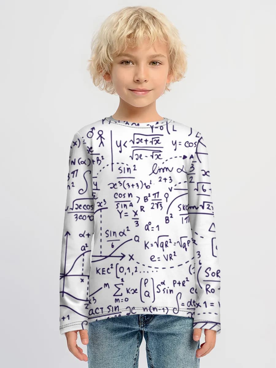 Children's cotton long sleeve shirt