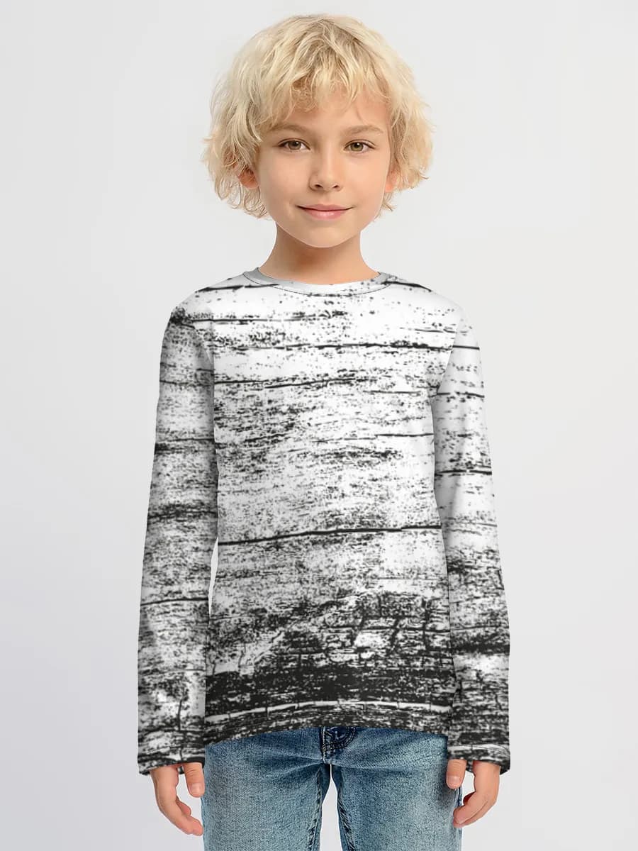 Children's cotton long sleeve shirt