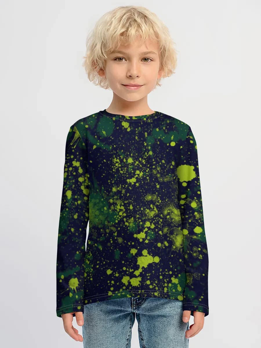 Children's cotton long sleeve shirt