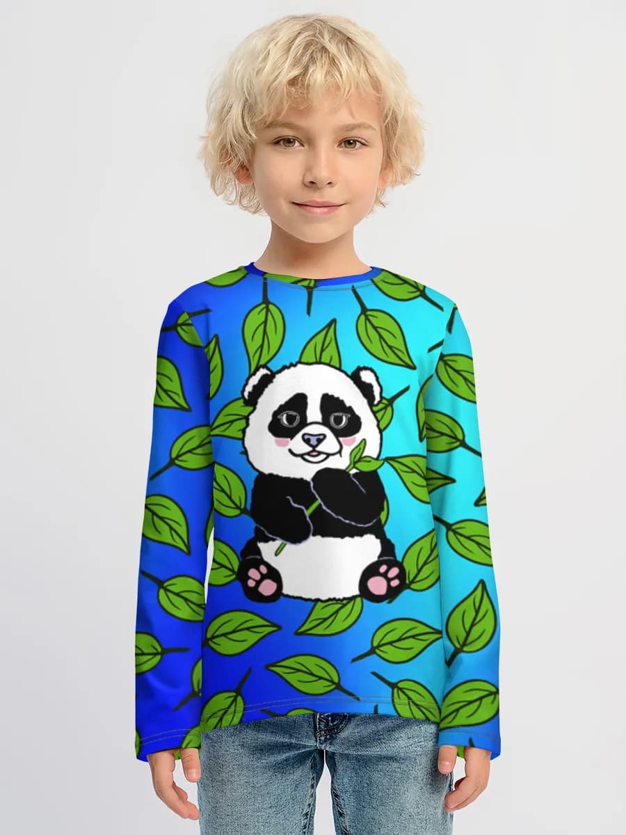 Children's cotton long sleeve shirt