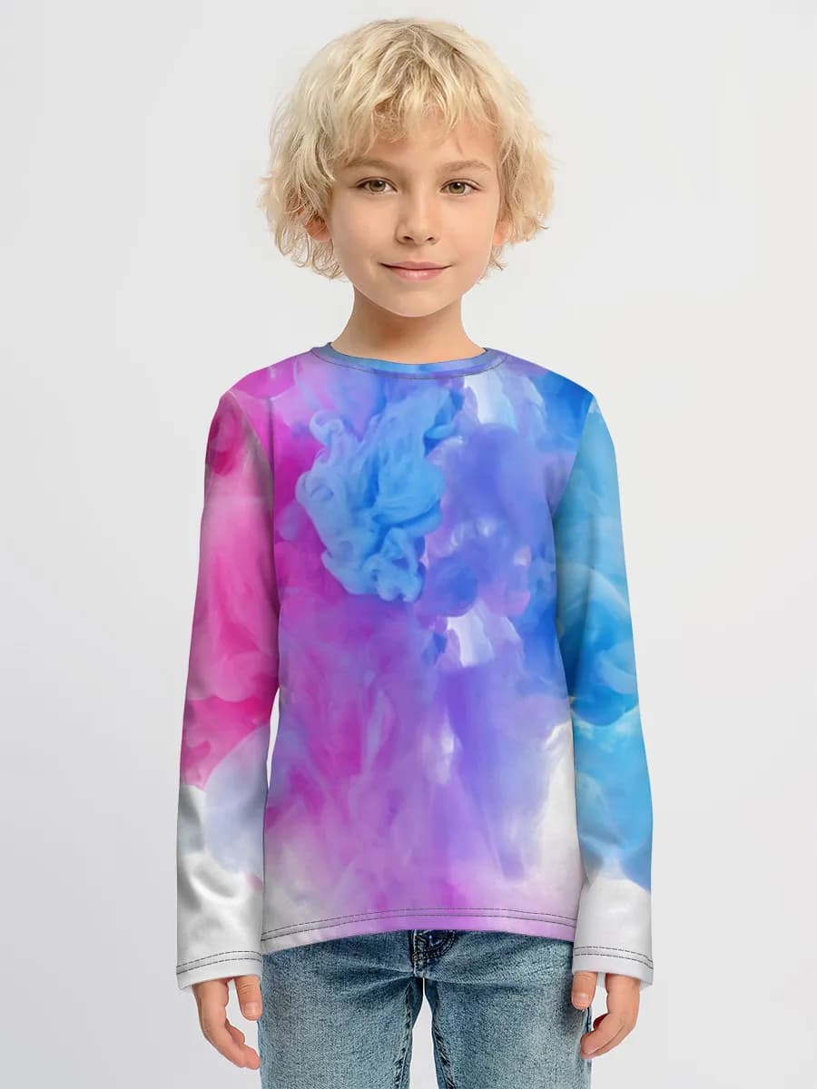 Children's cotton long sleeve shirt