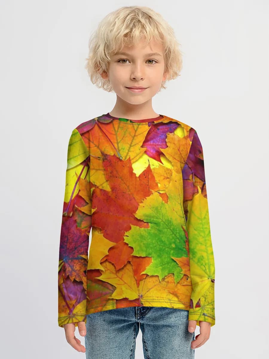Children's cotton long sleeve shirt