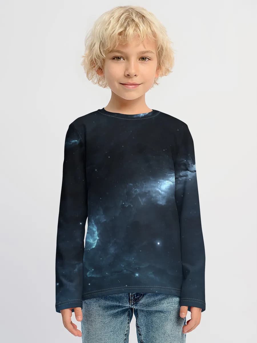 Children's cotton long sleeve shirt