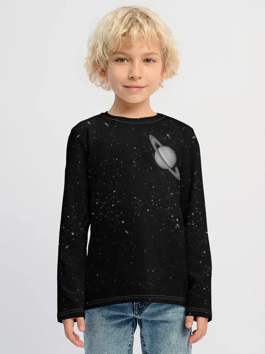 Children's cotton long sleeve shirt