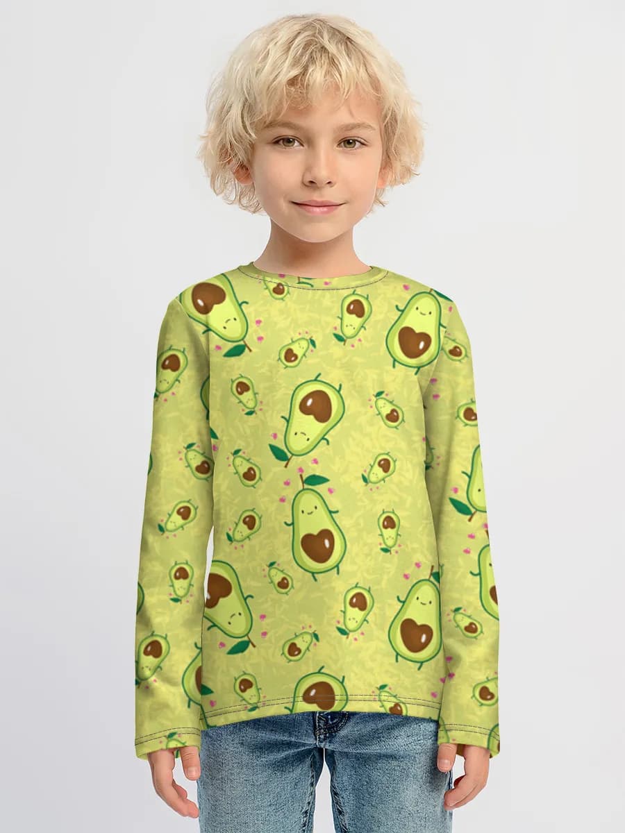 Children's cotton long sleeve shirt