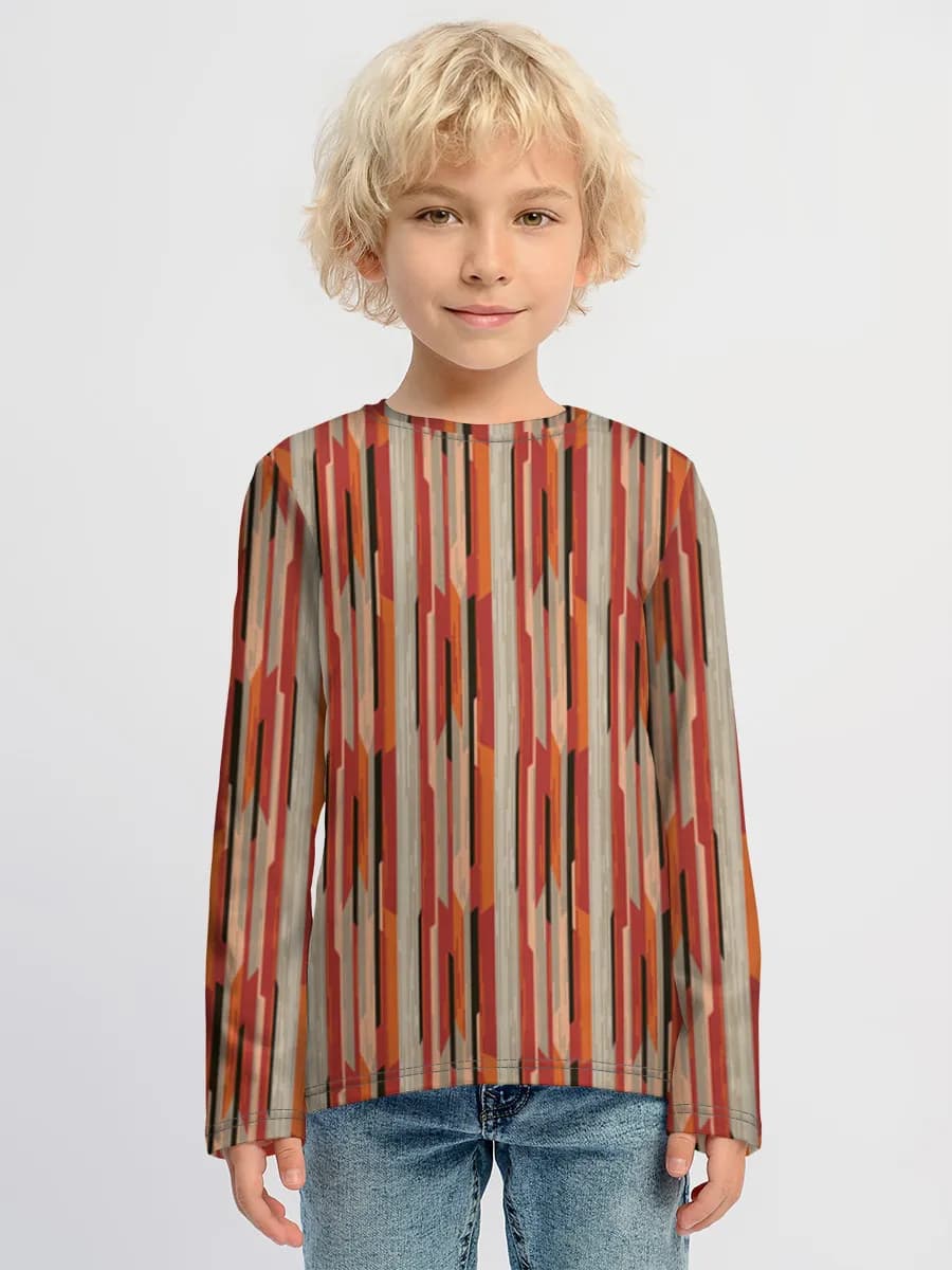 Children's cotton long sleeve shirt