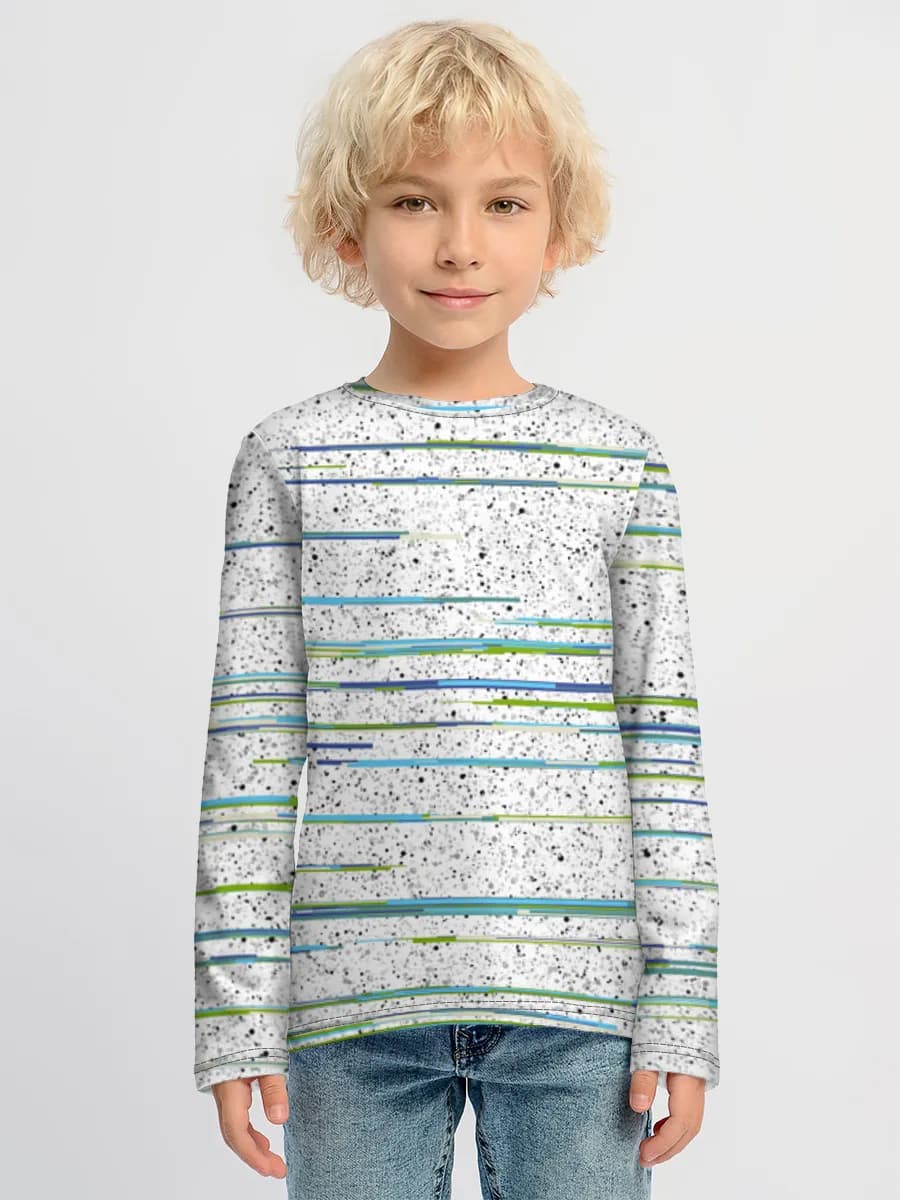 Children's cotton long sleeve shirt