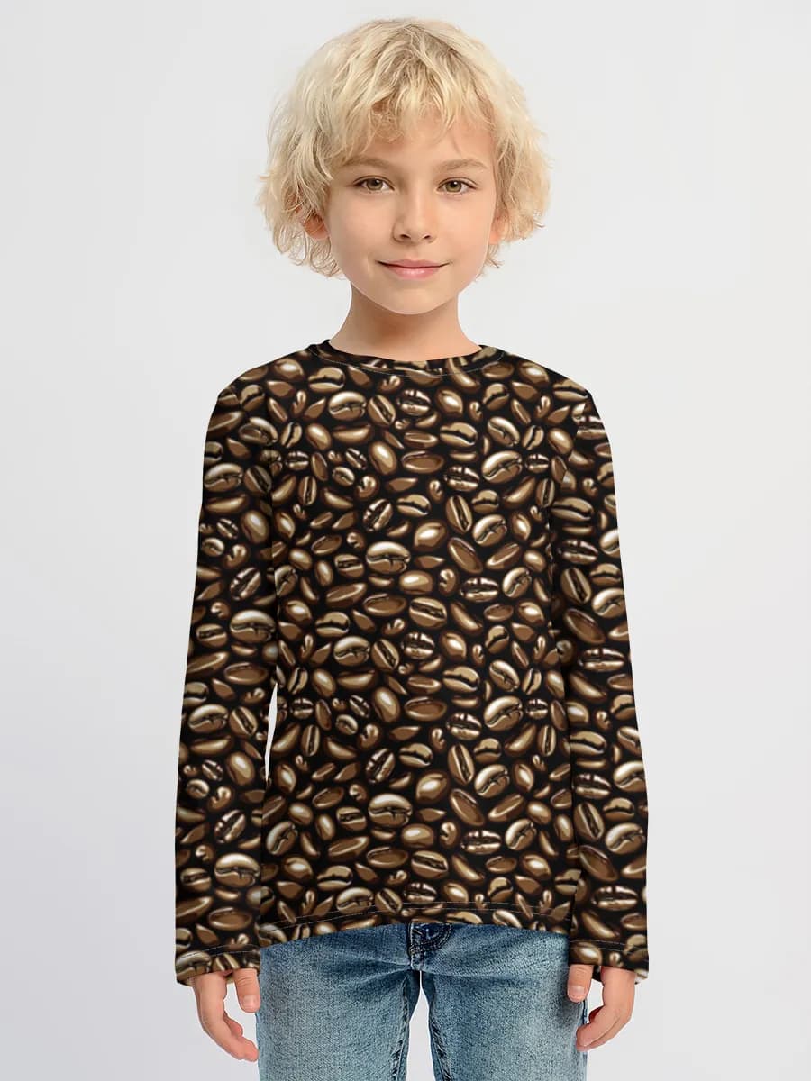 Children's cotton long sleeve shirt