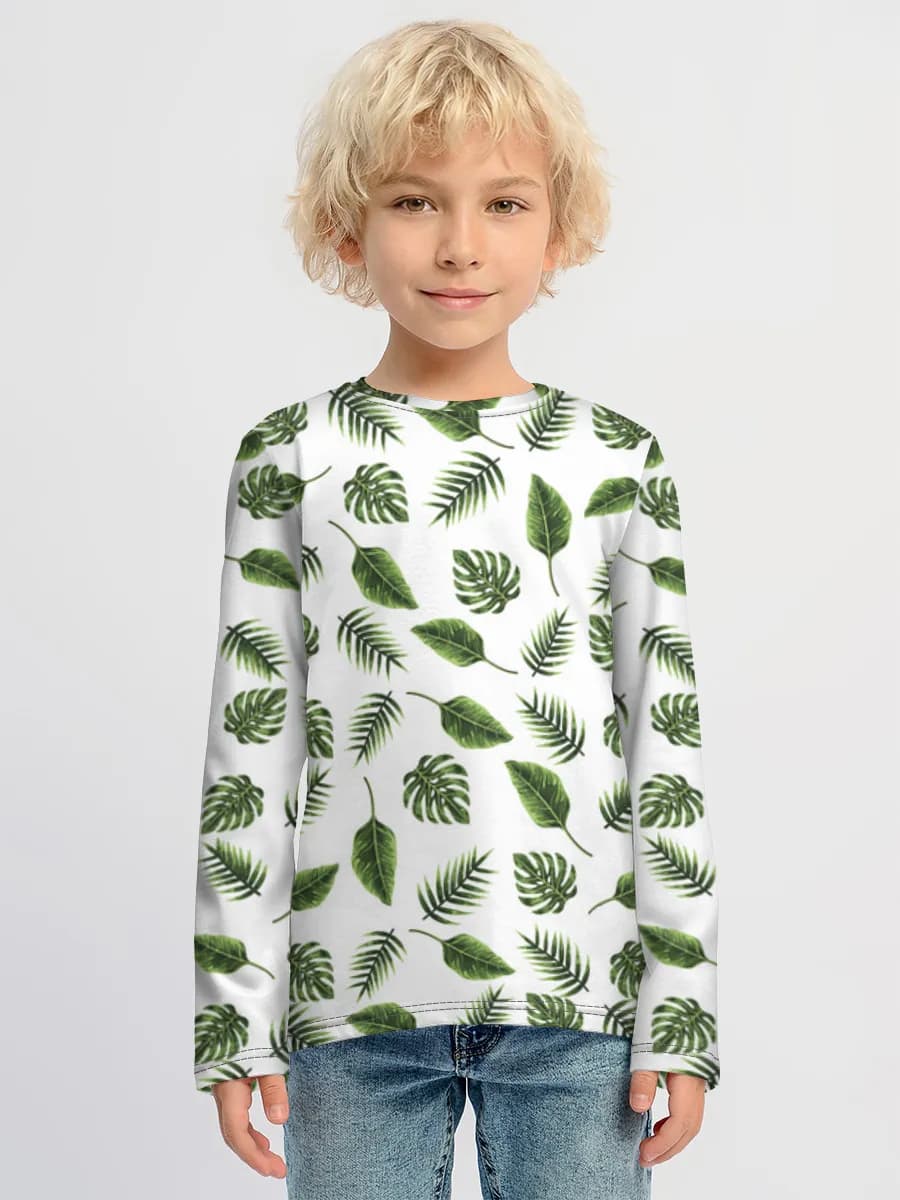 Children's cotton long sleeve shirt