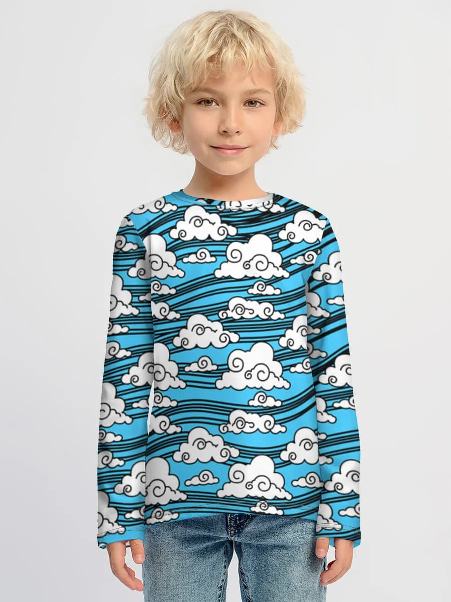 Children's cotton long sleeve shirt