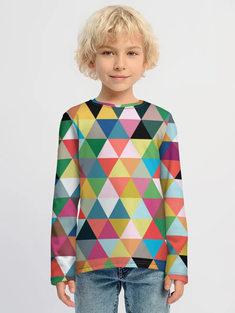 Children's cotton long sleeve shirt