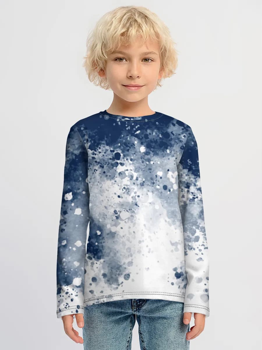 Children's cotton long sleeve shirt