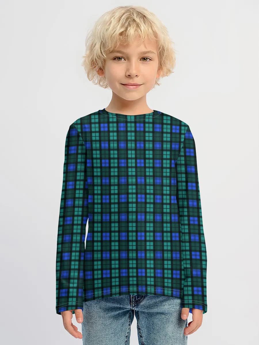 Children's cotton long sleeve shirt