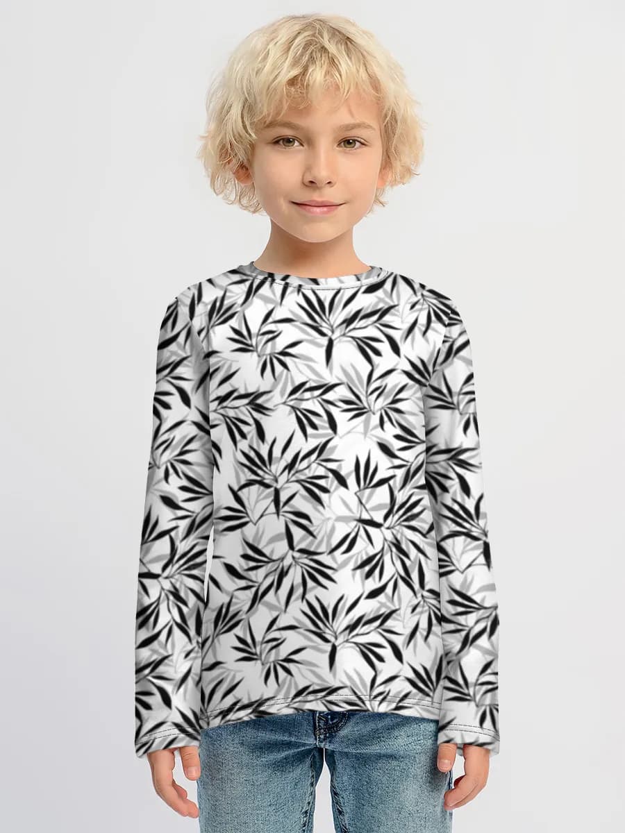Children's cotton long sleeve shirt