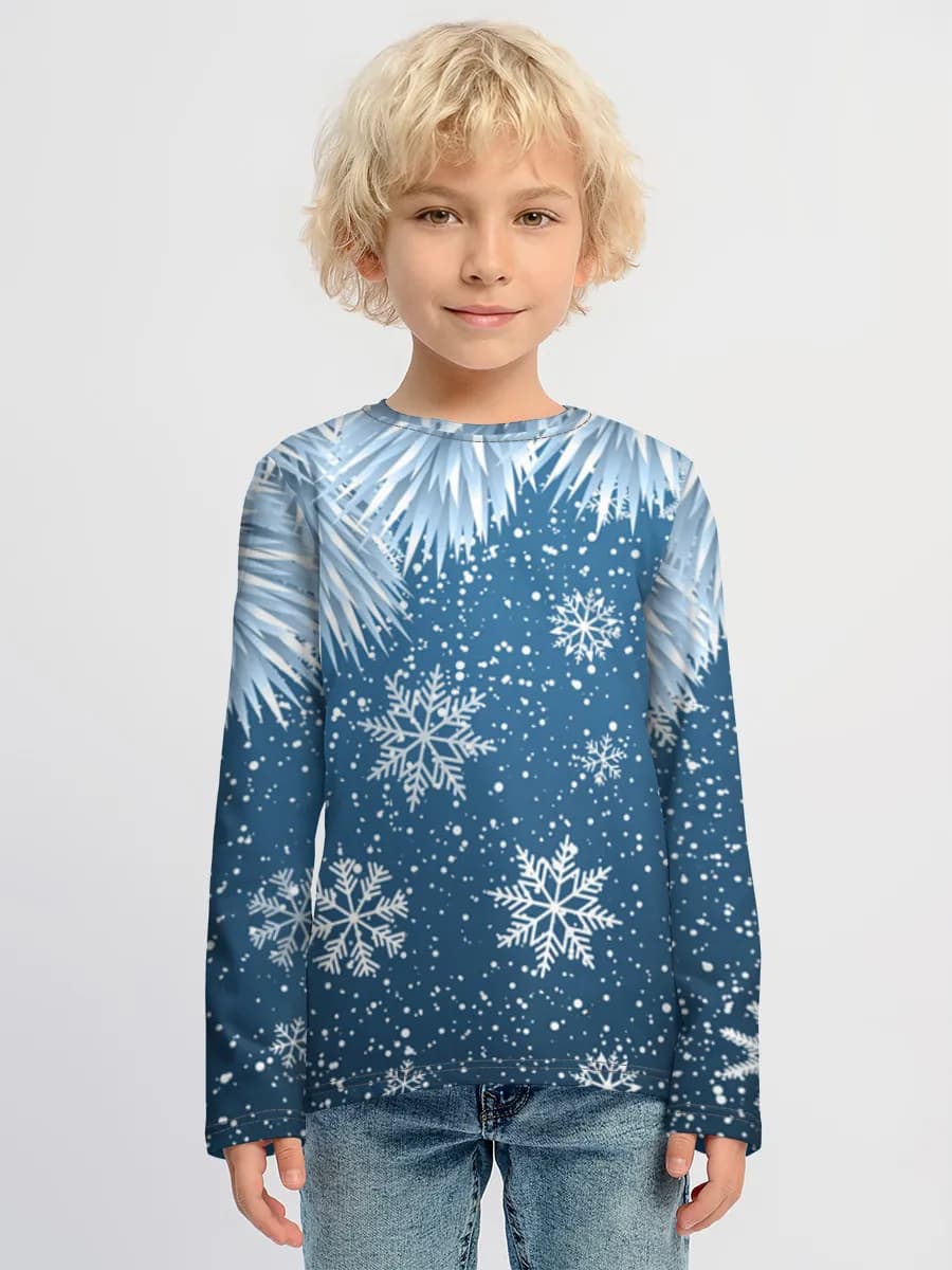 Children's cotton long sleeve shirt