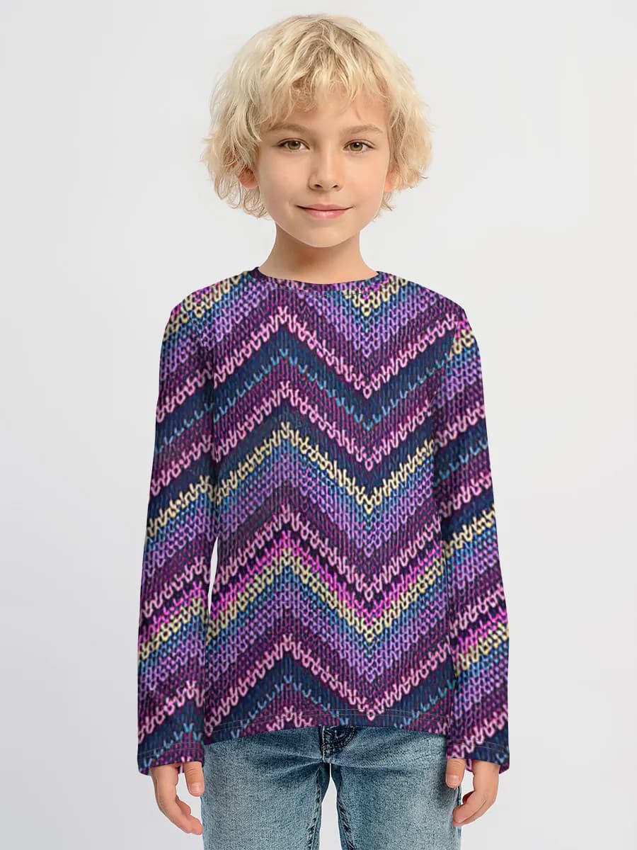 Children's cotton long sleeve shirt