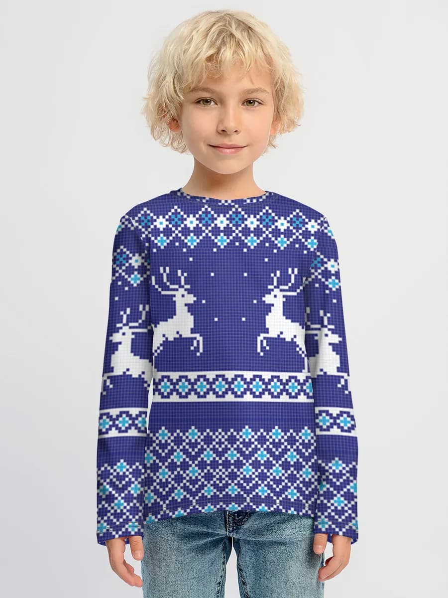 Children's cotton long sleeve shirt