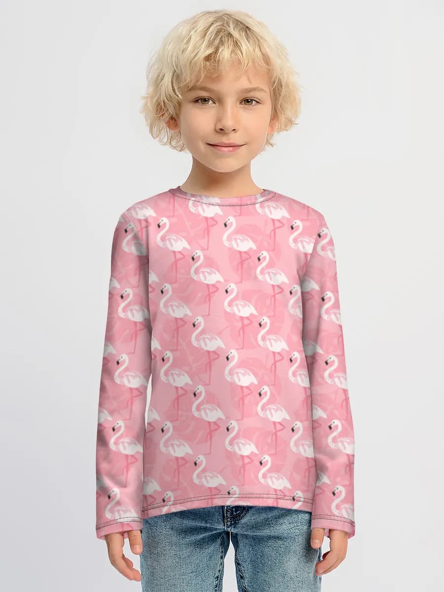 Children's cotton long sleeve shirt
