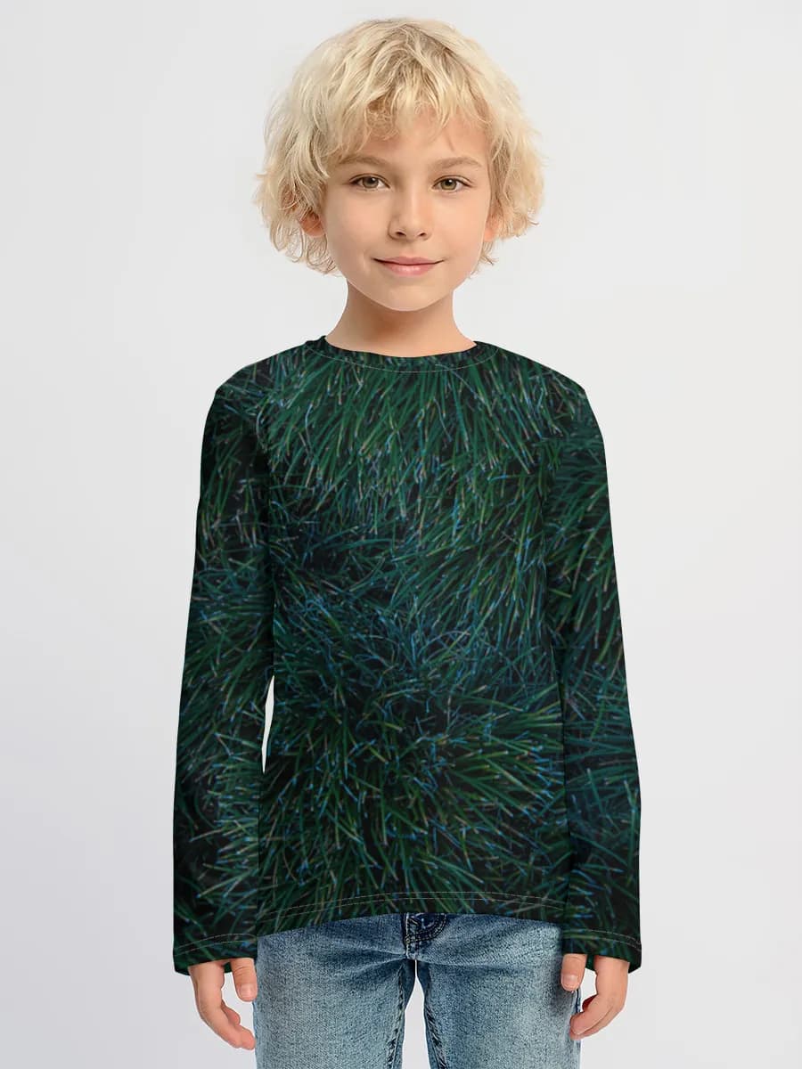 Children's cotton long sleeve shirt