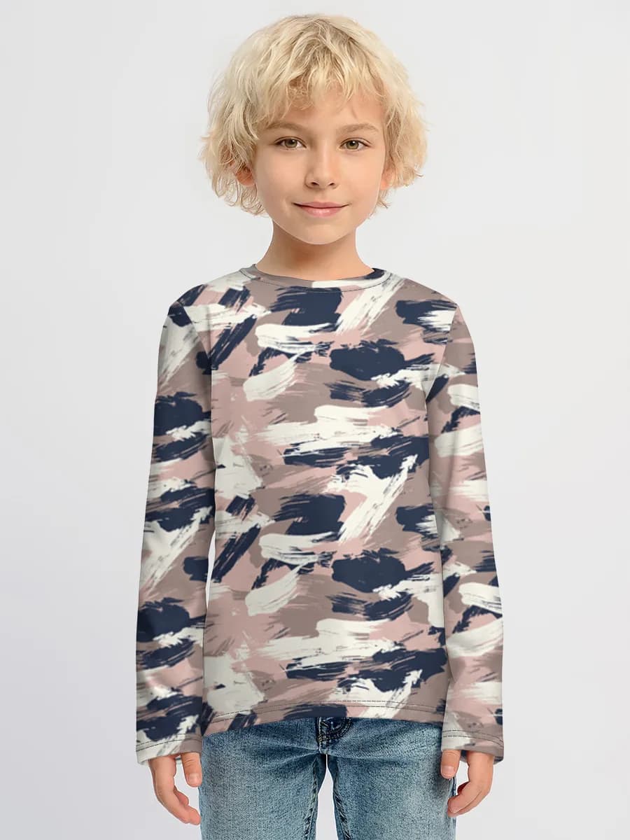 Children's cotton long sleeve shirt