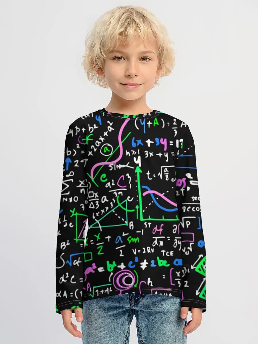Children's cotton long sleeve shirt