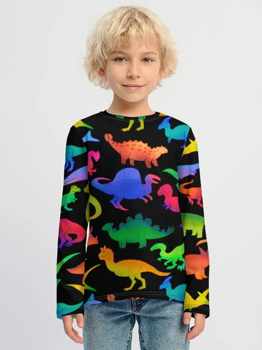 Children's cotton long sleeve shirt
