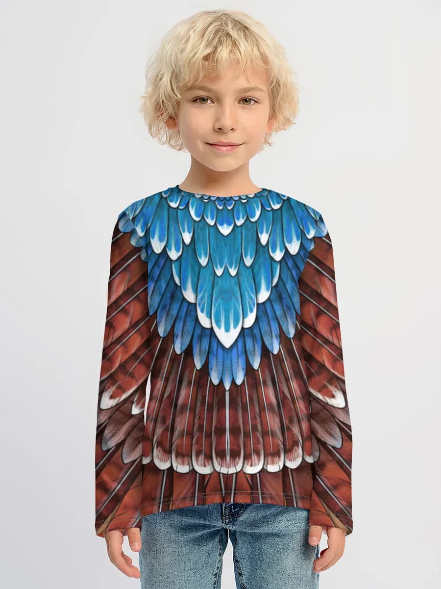 Children's cotton long sleeve shirt