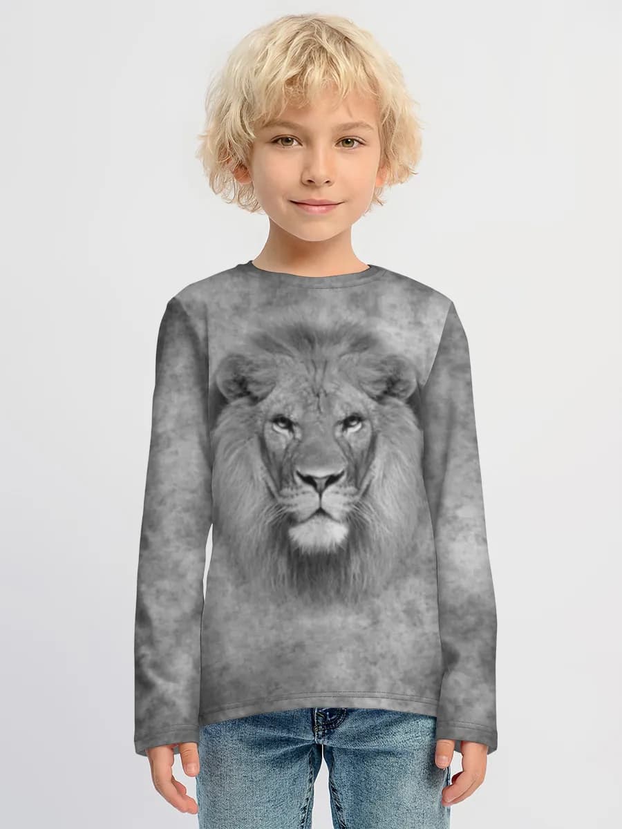 Children's cotton long sleeve shirt