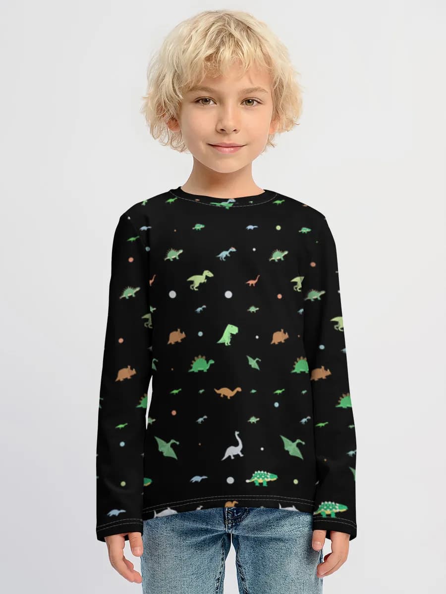 Children's cotton long sleeve shirt