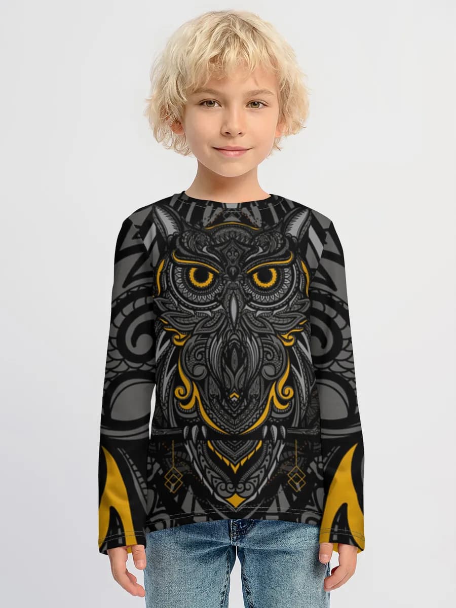 Ornate Mandala Owl