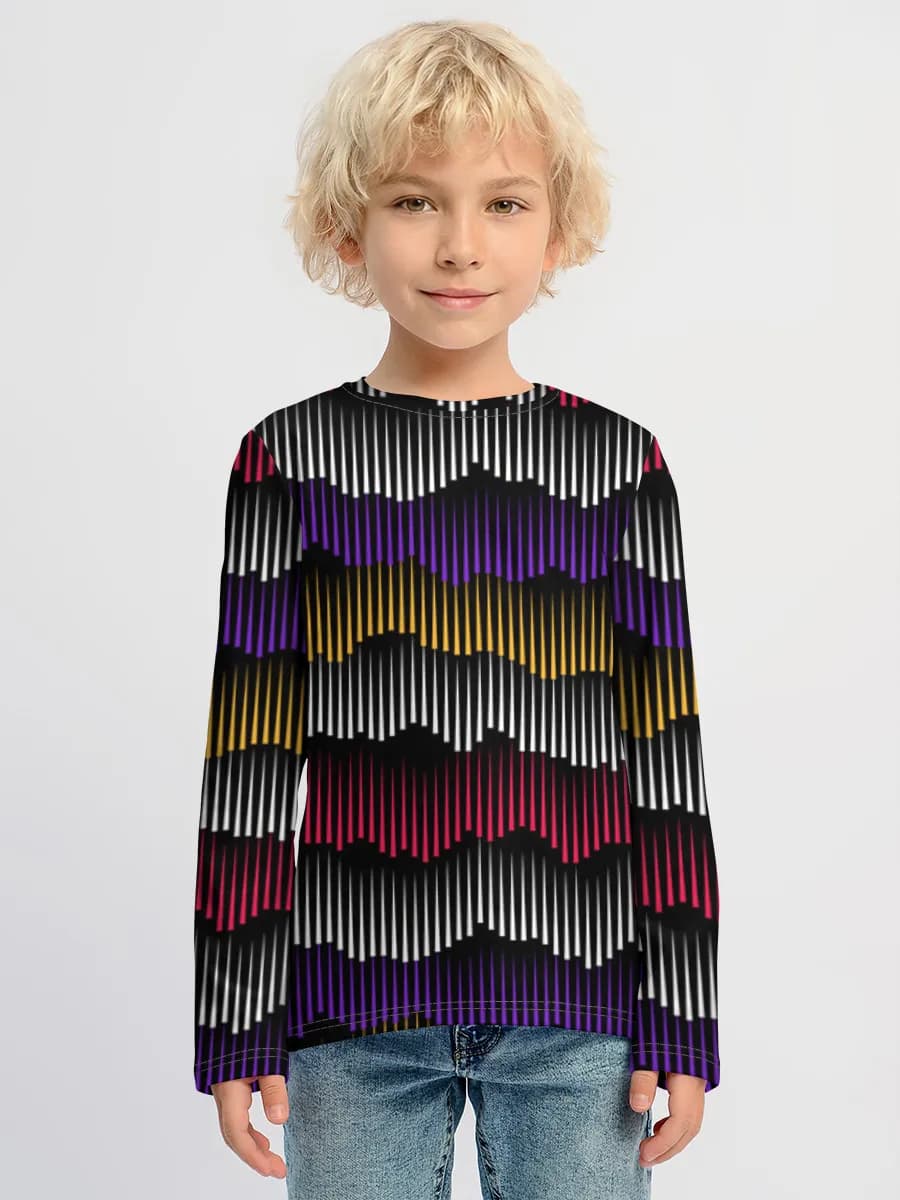 Children's cotton long sleeve shirt