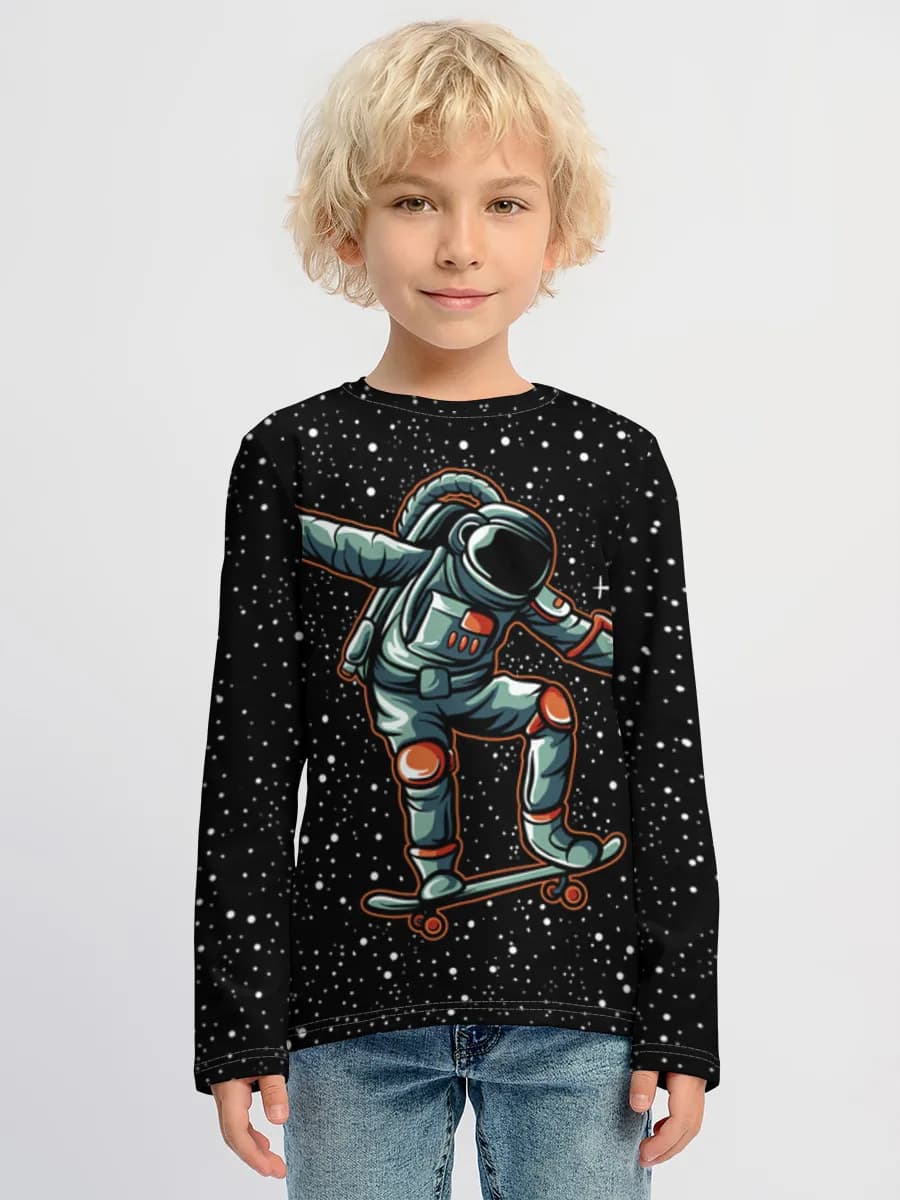 Children's cotton long sleeve shirt