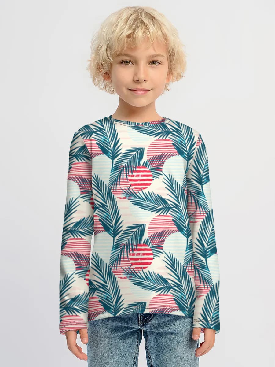 Children's cotton long sleeve shirt