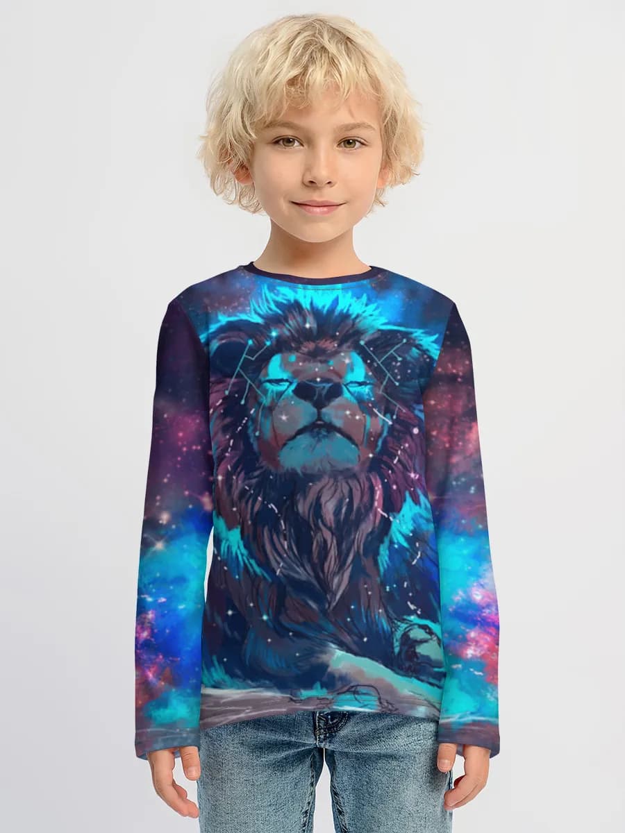 Cosmic Neon Lion