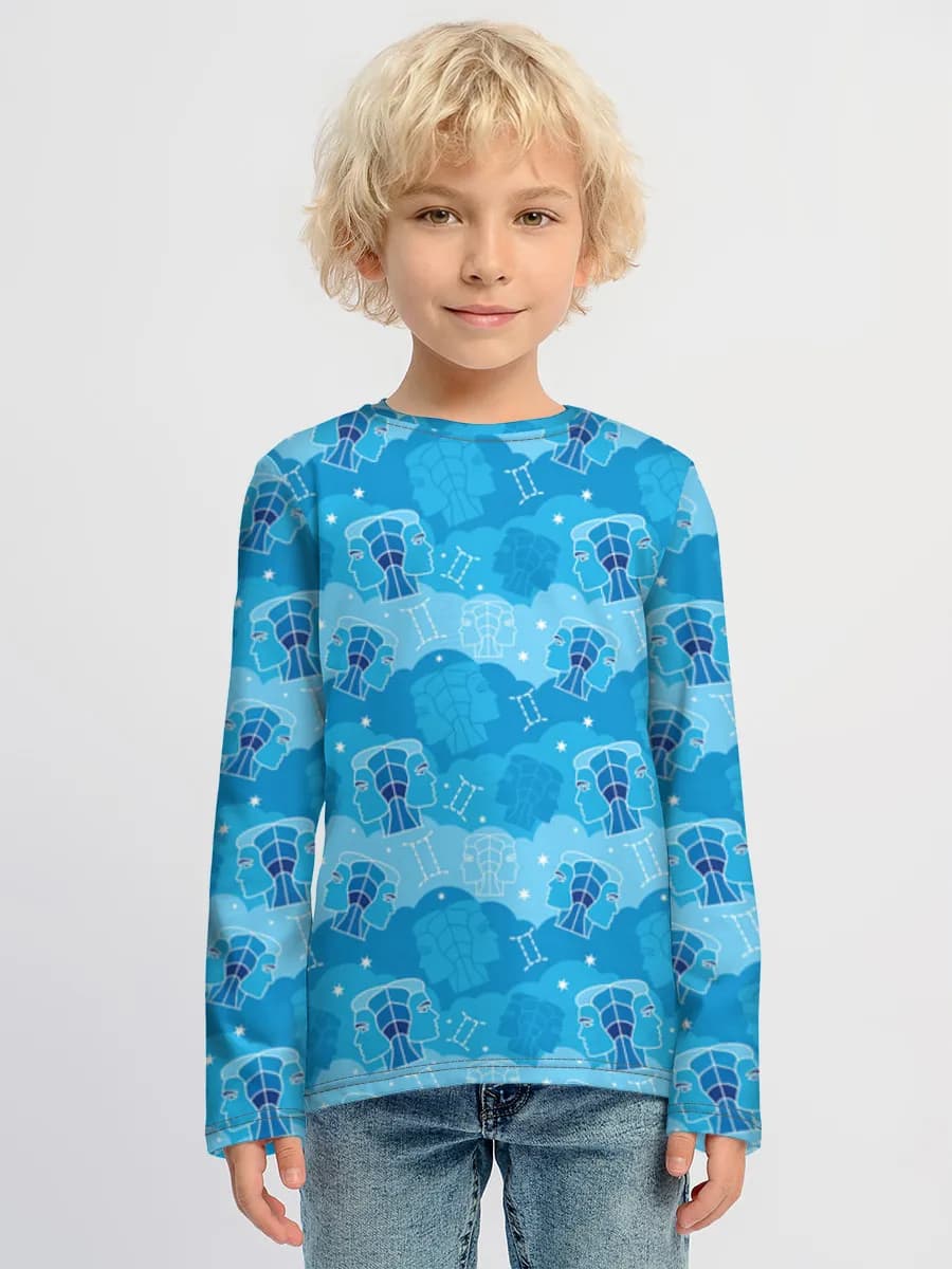 Children's cotton long sleeve shirt