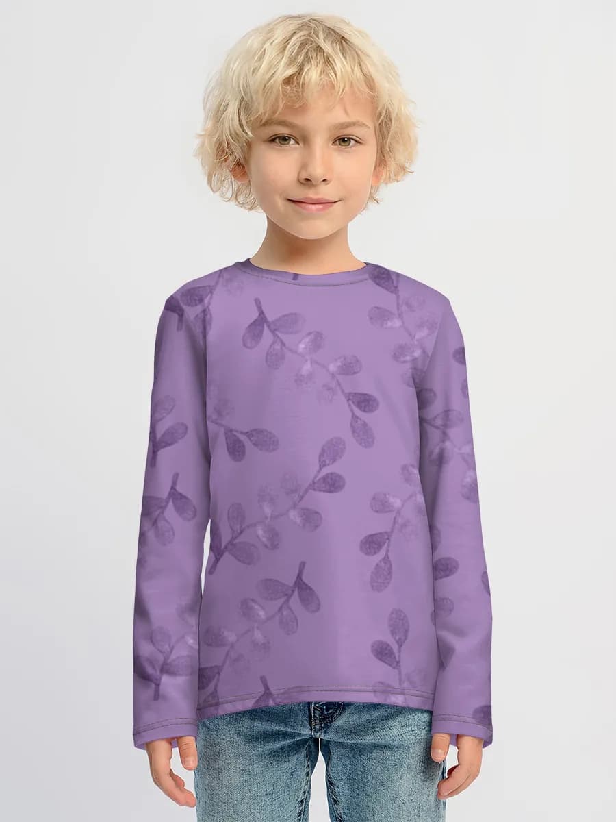 Children's cotton long sleeve shirt