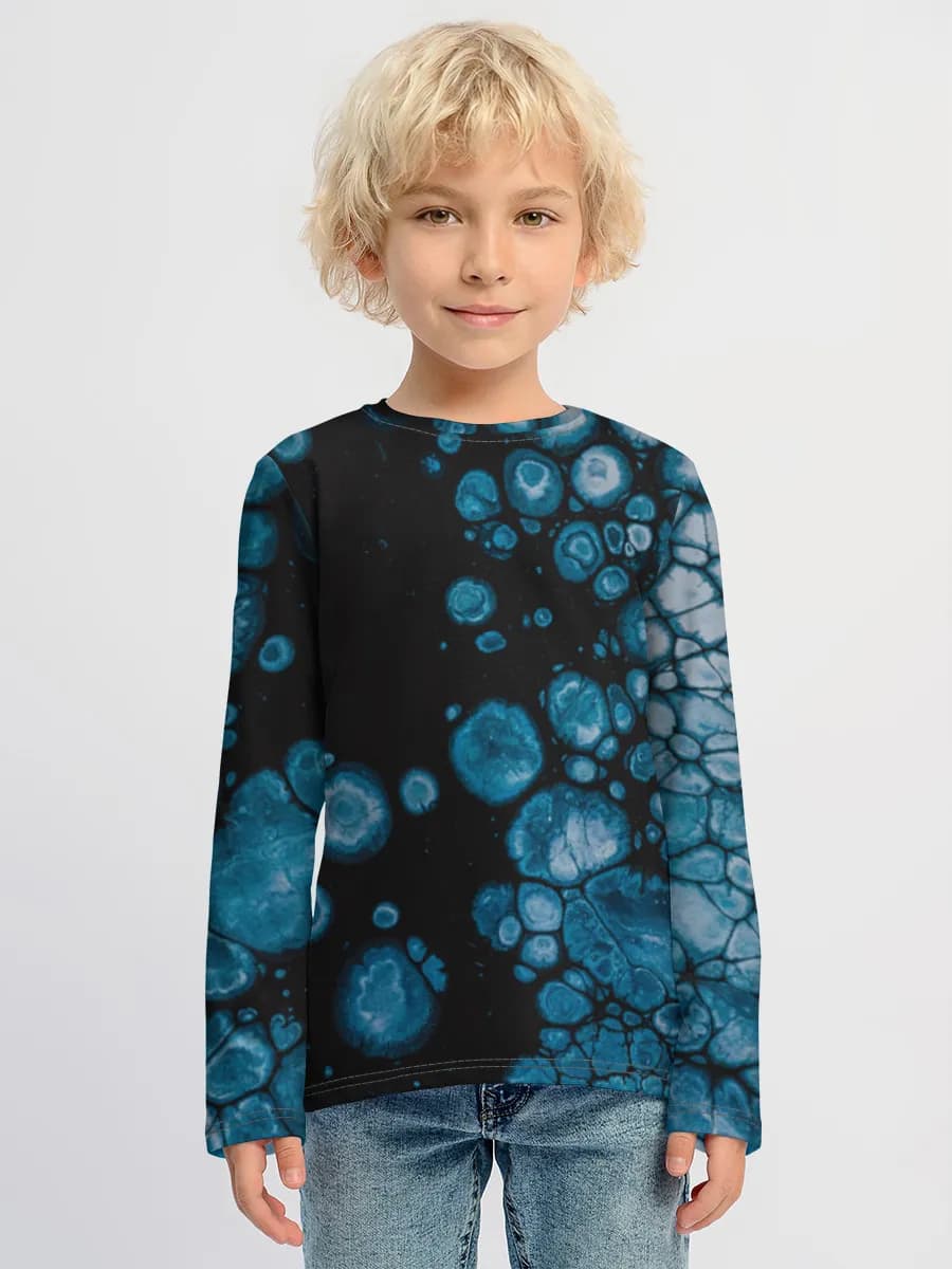Children's cotton long sleeve shirt