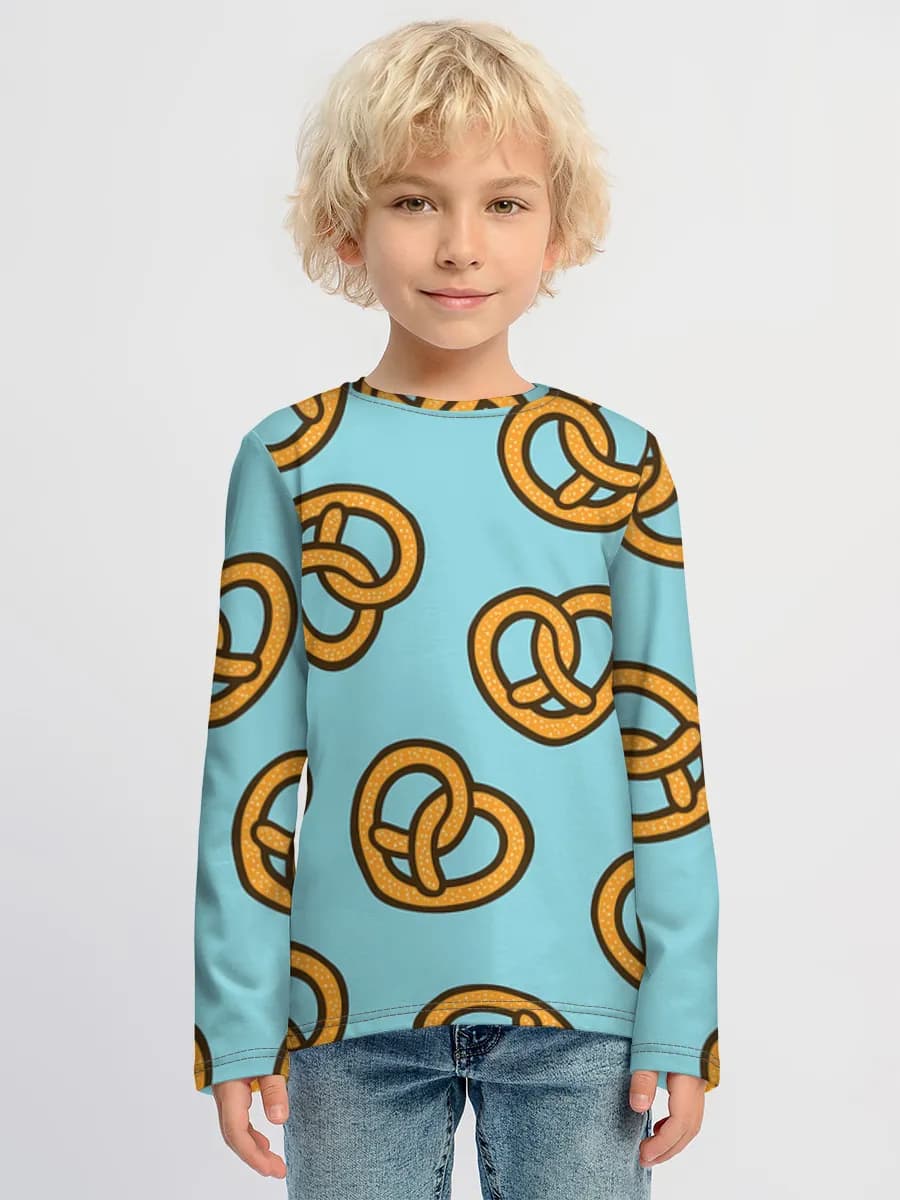 Children's cotton long sleeve shirt