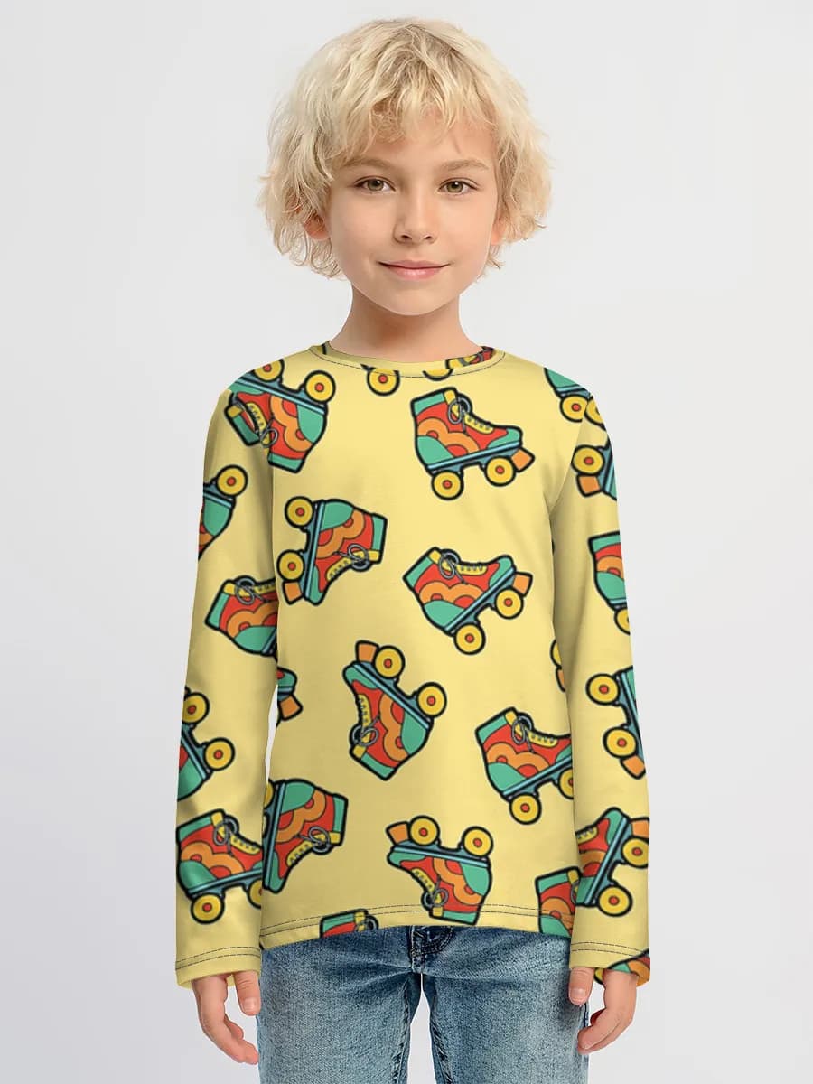 Children's cotton long sleeve shirt