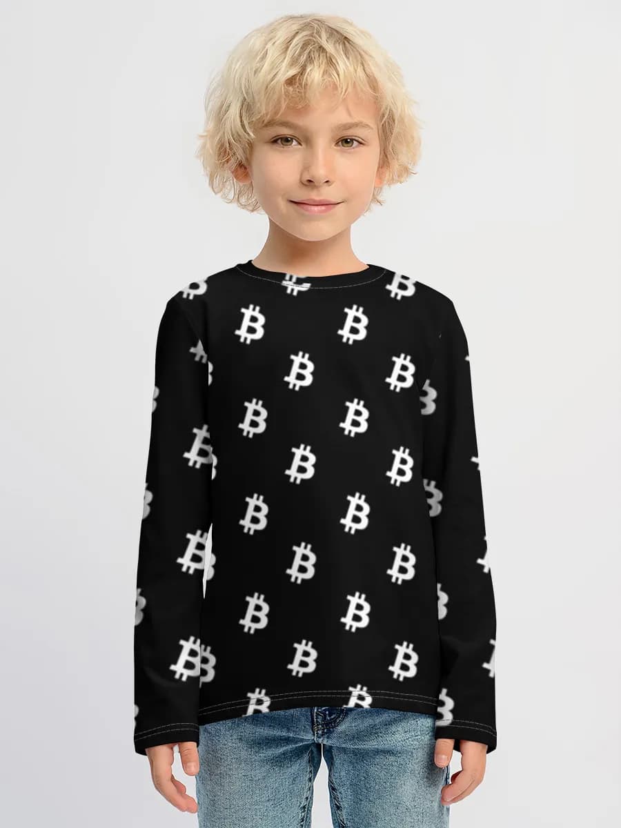 Children's cotton long sleeve shirt