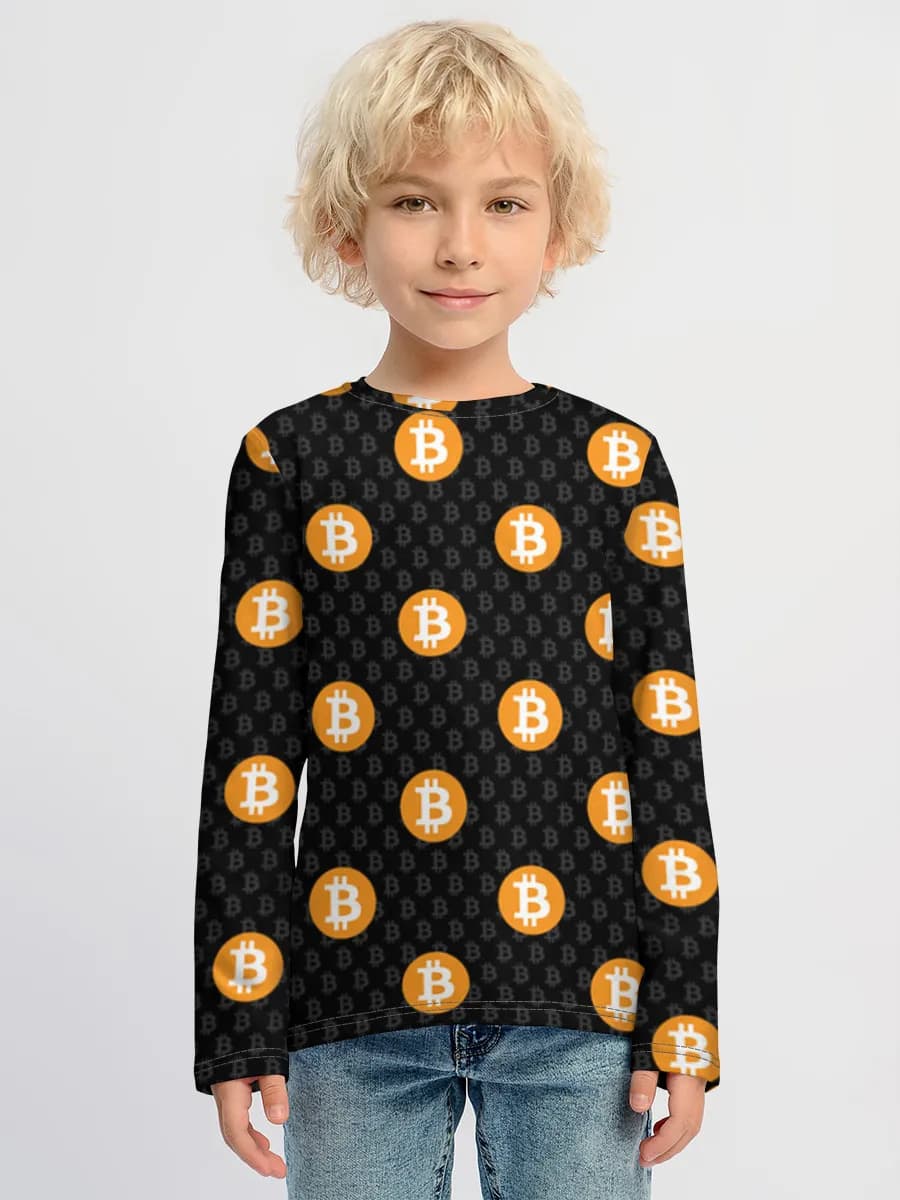 Children's cotton long sleeve shirt