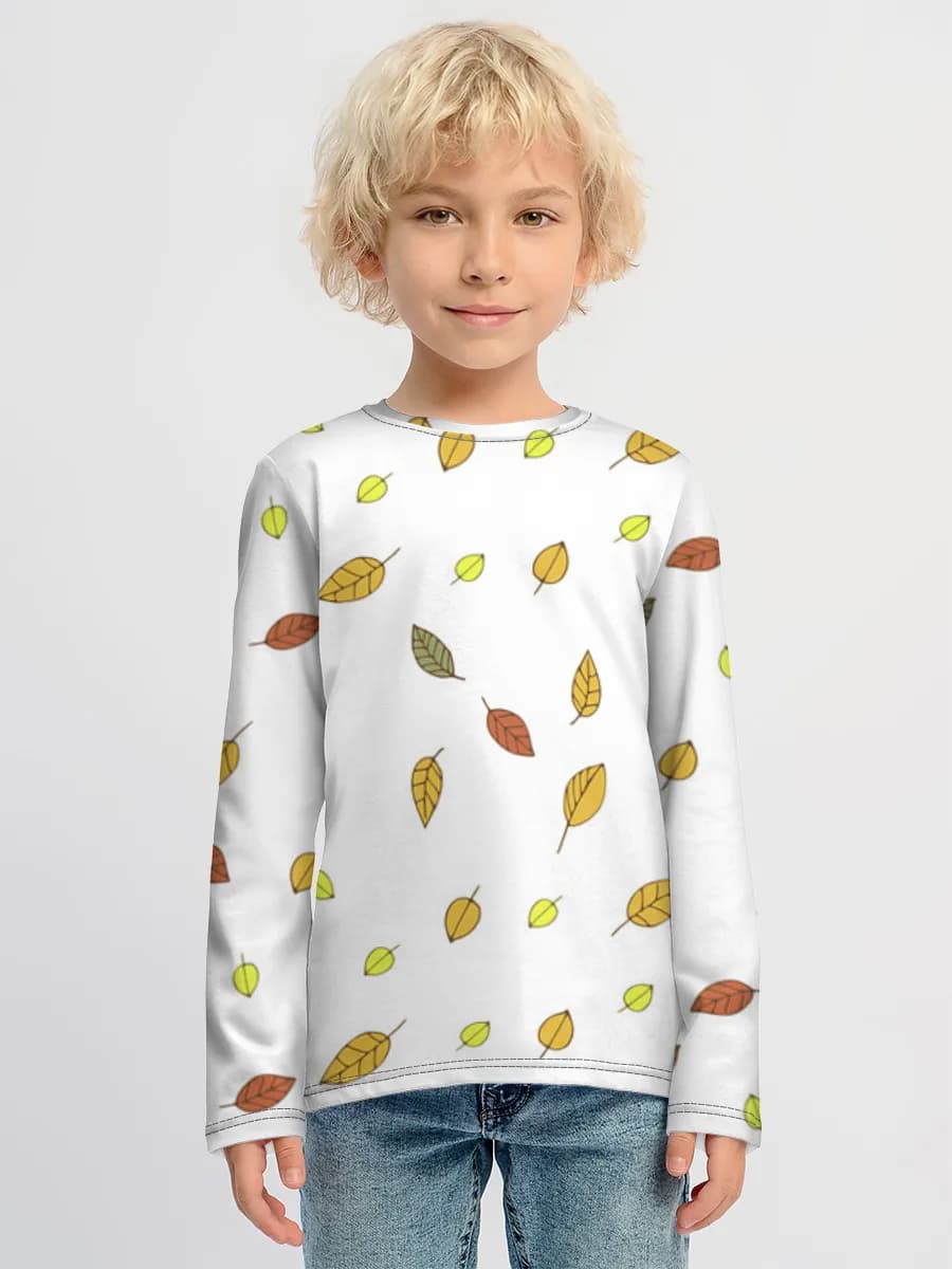 Children's cotton long sleeve shirt