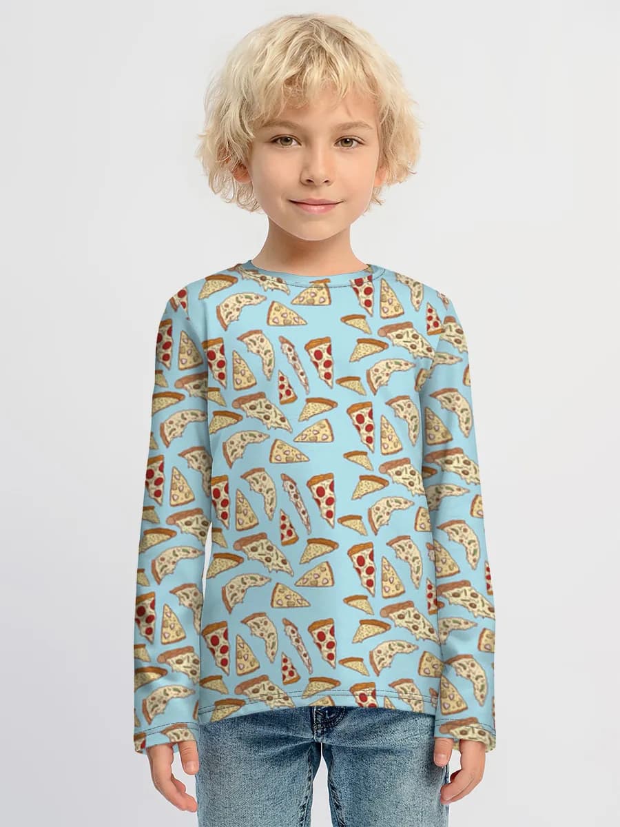 Children's cotton long sleeve shirt