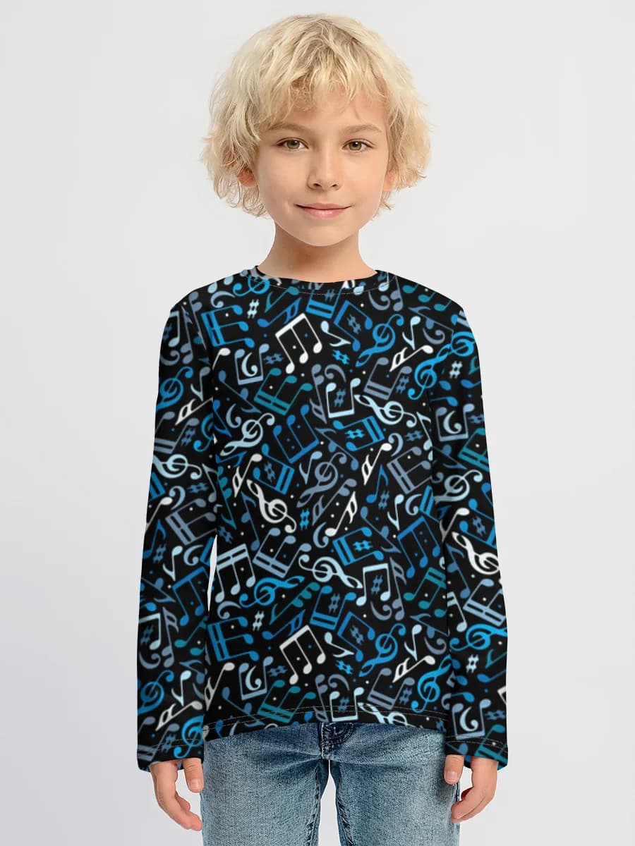 Children's cotton long sleeve shirt