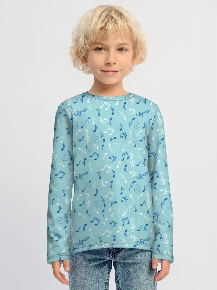 Children's cotton long sleeve shirt