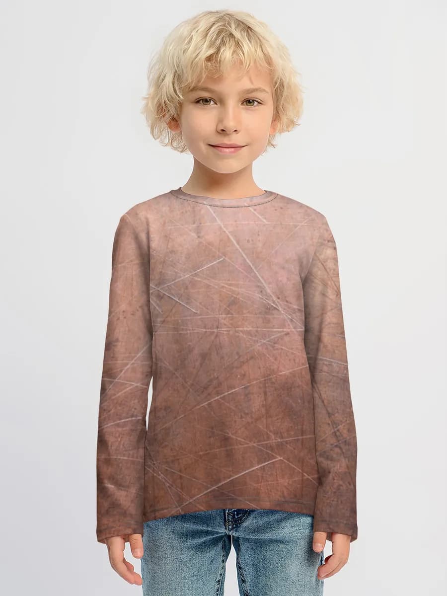 Children's cotton long sleeve shirt