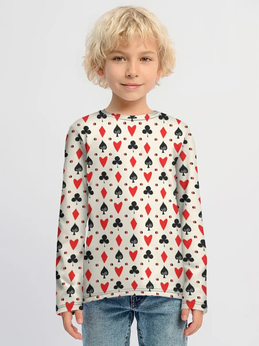 Children's cotton long sleeve shirt